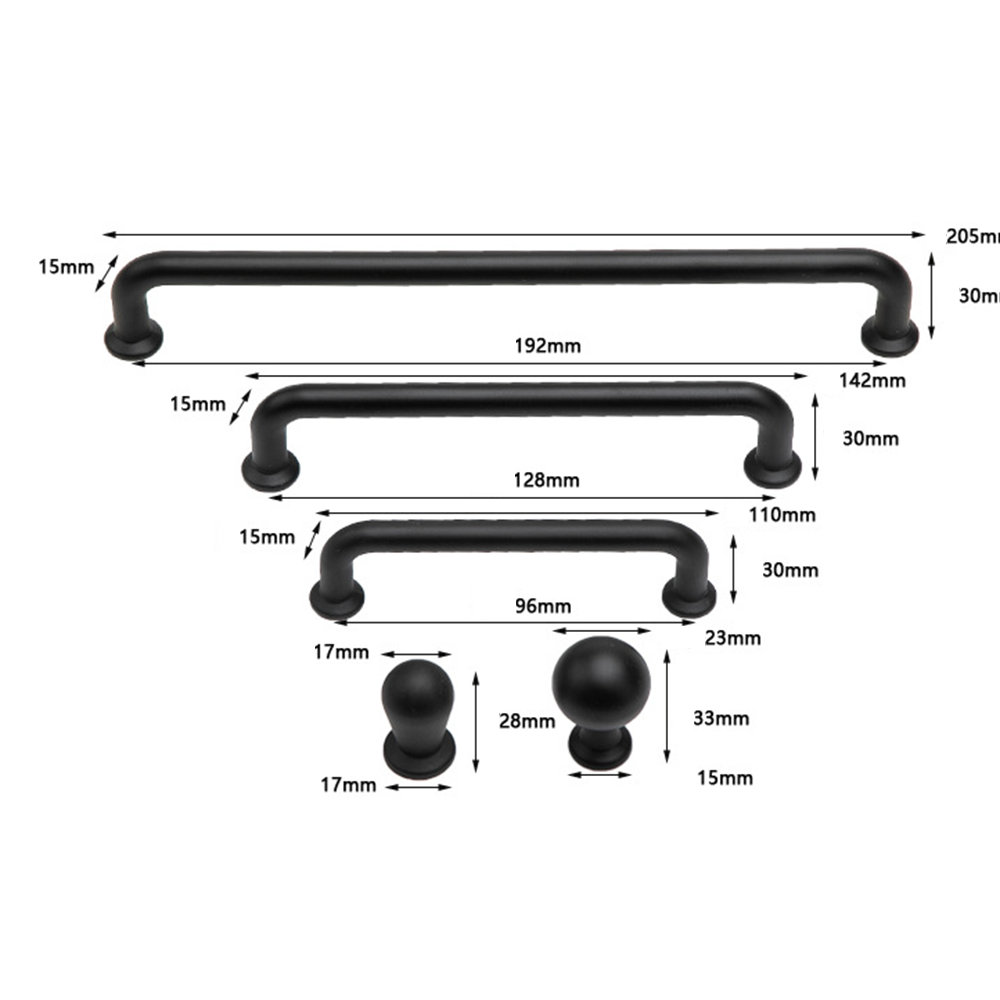 Classic Zinc Alloy Arch Cabinet Pulls and Knobs