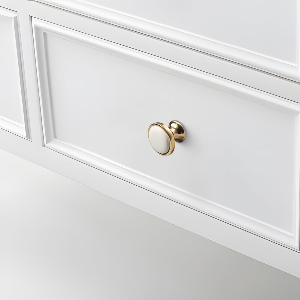 Luxury Elegant Ceramic Cabinet Drawer Pulls