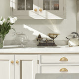 Modern Brass Cabinet Cup Pulls