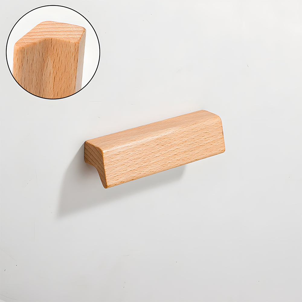 Natural Wood Lucky 7 Cabinet Handles