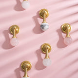 Personality Crystal Brass French Light Luxury Style Wardrobe Cabinet  Pull