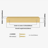 Aluminum Alloy Kitchen Cabinet Drawer Edge Pull
