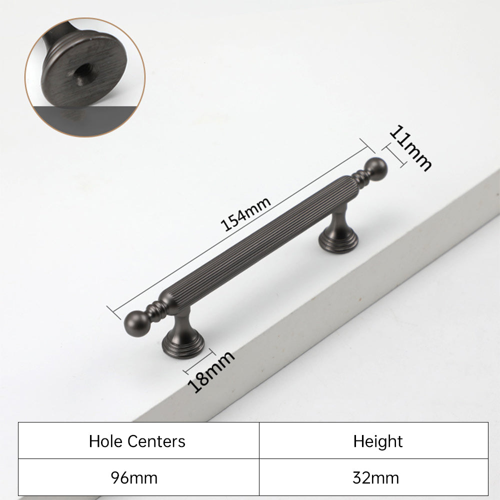 Modern Zinc Alloy Kitchen Cabinet Handles