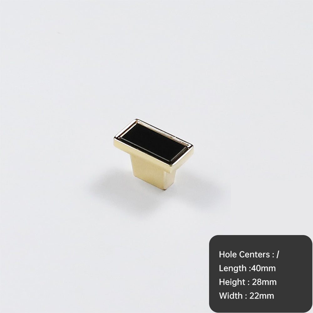 Modern Deco Square Zinc Alloy Kitchen Cabinet Pulls