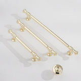 Light Luxury French Gold Wardrobe Door Drawer Cabinet Handles