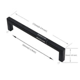 Black Square Kitchen Bar Pulls for Cabinet