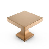 Square Zinc Alloy Kitchen Cabinet Knobs