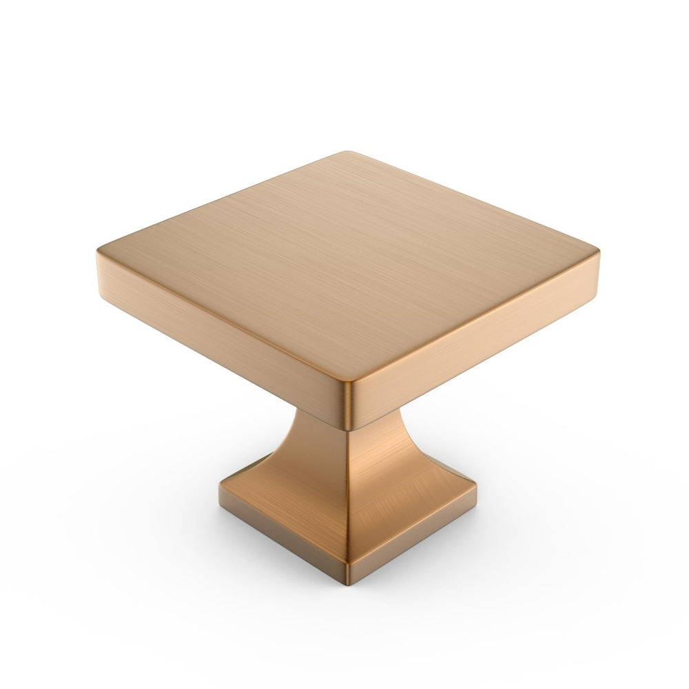 Square Zinc Alloy Kitchen Cabinet Knobs