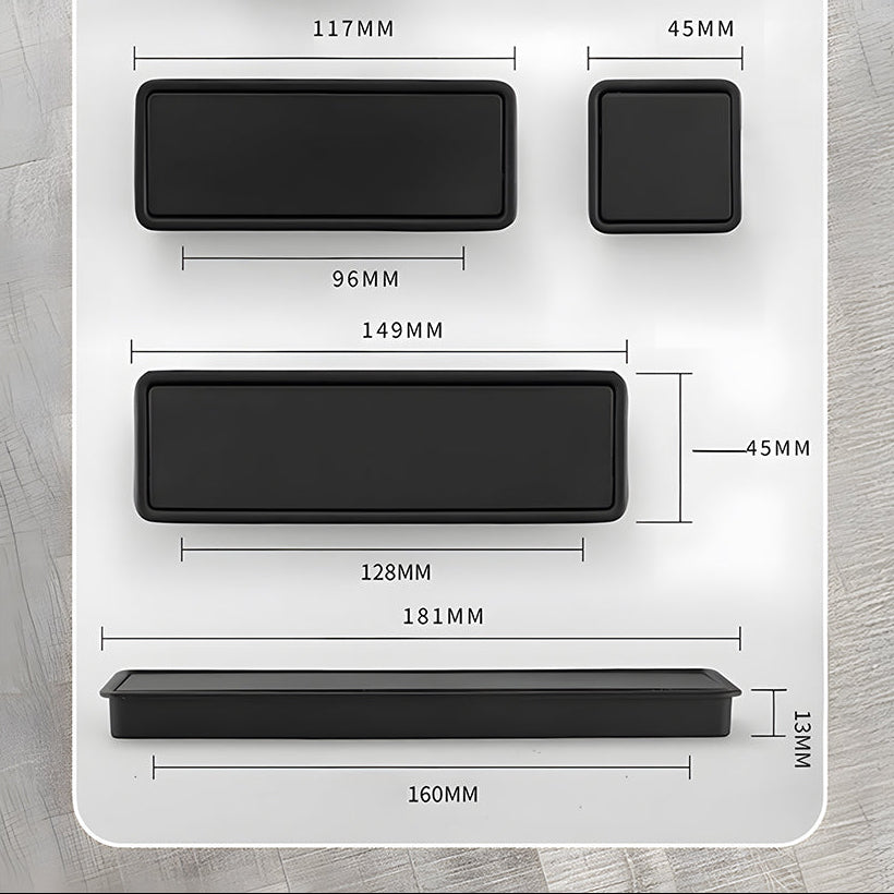Sleek Hidden Embedded Cabinet Handles