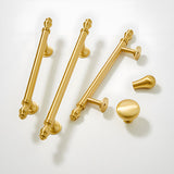 Simple and Luxurious Gold Solid Drawer Handle