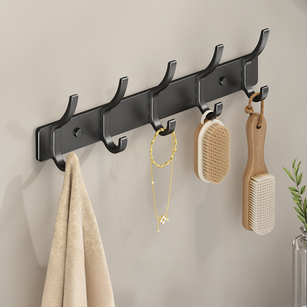 Bedroom Door Coat Storage Aluminum Alloy Steel Hook