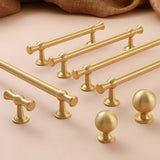 Brass Gold Solid Wardrobe Handle