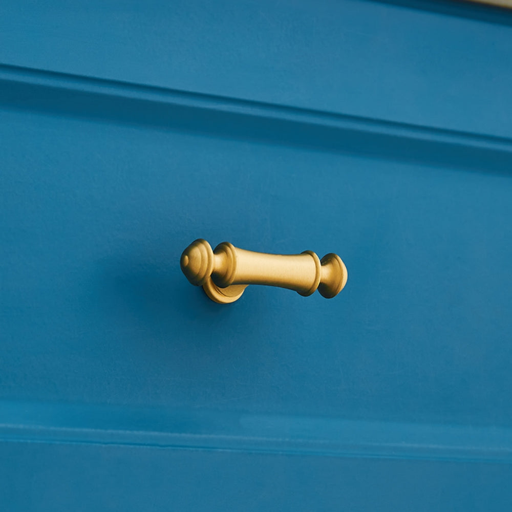 Soild Gold Brass Drawer Pulls Cupboard Cabinet Knobs