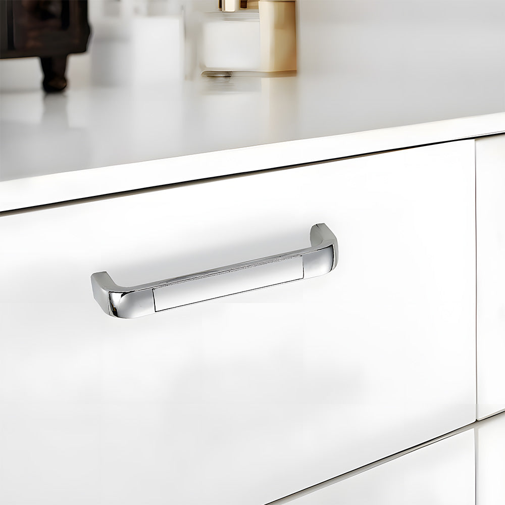 Modern Frosted Bow Cabinet Door Drawer Pull