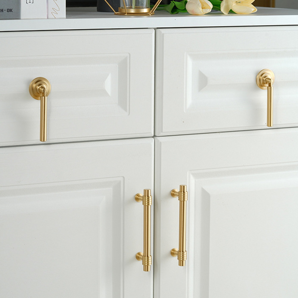 Solid Brass Round Cupboard Pulls and Knobs