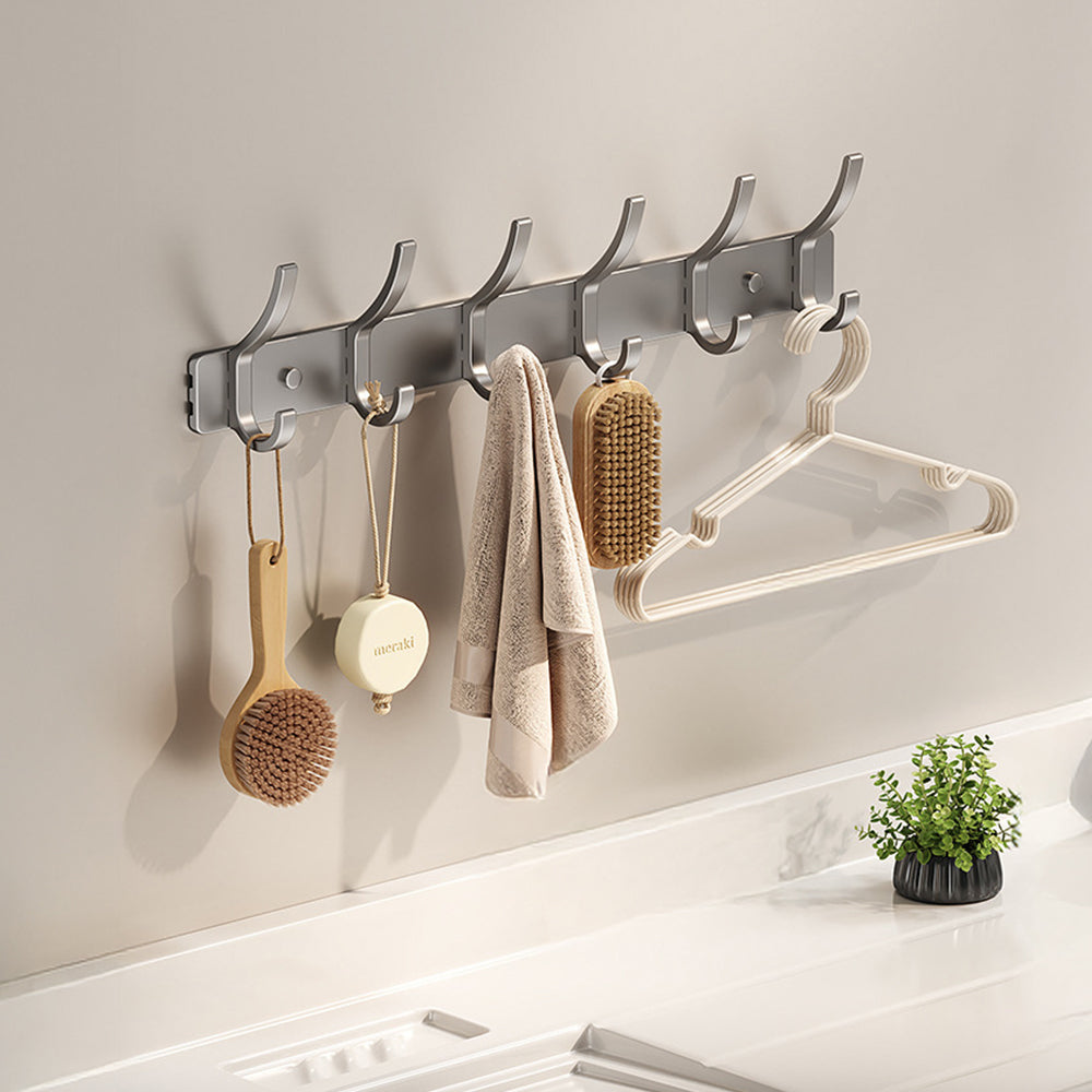 Bedroom Door Coat Storage Aluminum Alloy Steel Hook