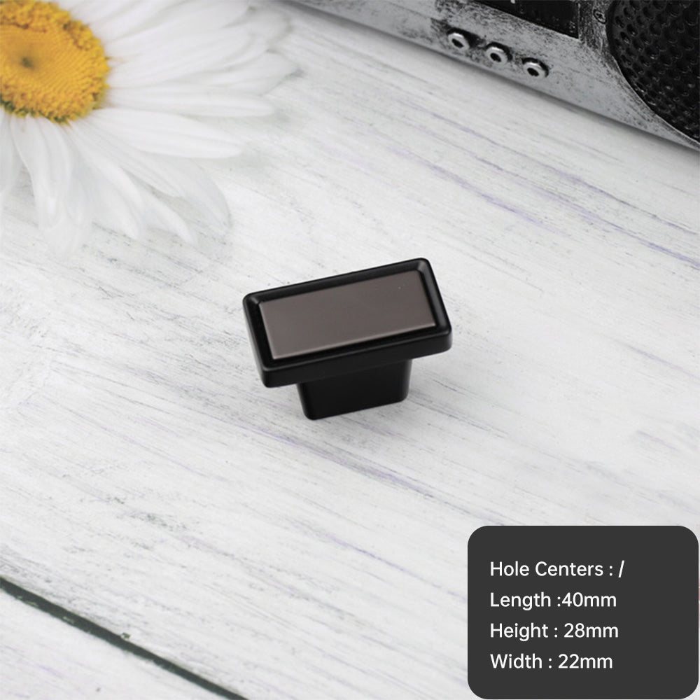 Modern Deco Square Zinc Alloy Kitchen Cabinet Pulls