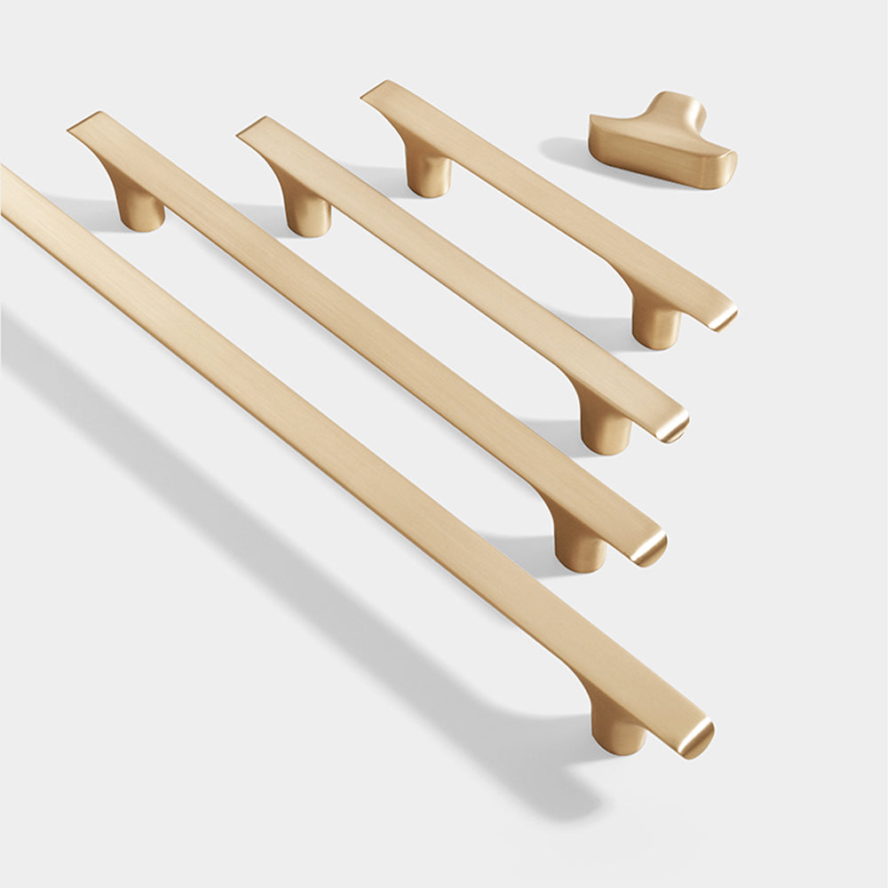 Zinc Alloy Square T Bar Cabinet Handles