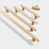 Zinc Alloy Square T Bar Cabinet Handles