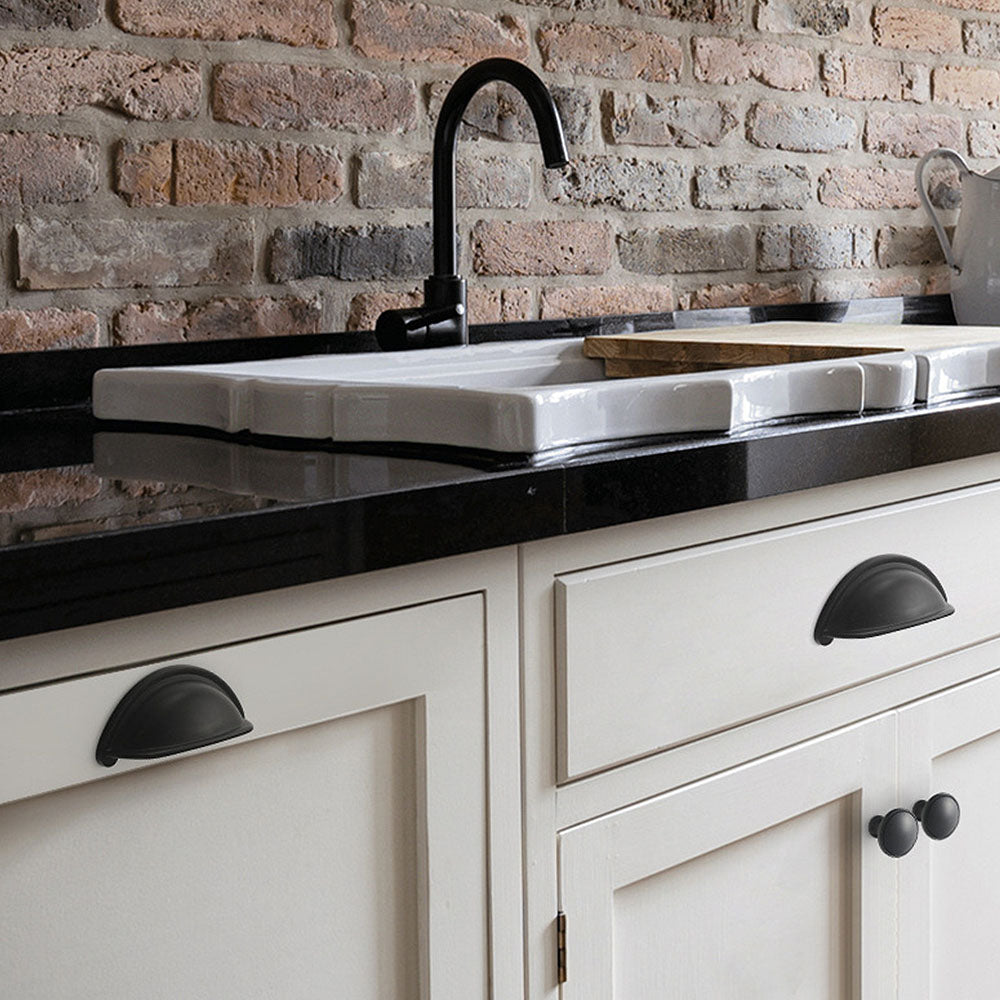 Modern Brass Cabinet Cup Pulls