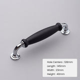 European Solid Zinc Alloy Kitchen Cabinet Handles