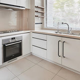 French Minimalist U-shaped Rounded Arc Cabinet Handles