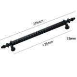 Modern Shiny Zinc Alloy Cabinet Handles