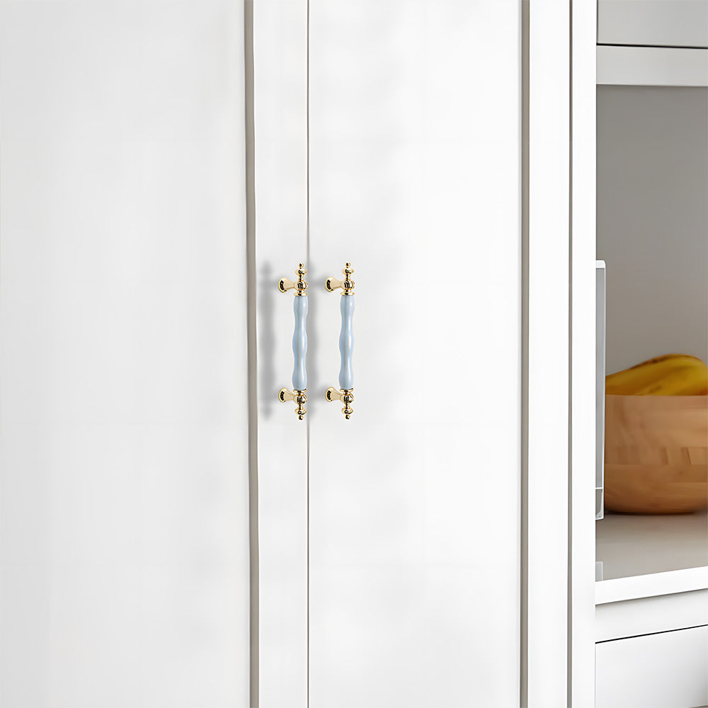 Luxury Colorful Ceramic Cabinet Wardrobe Handle