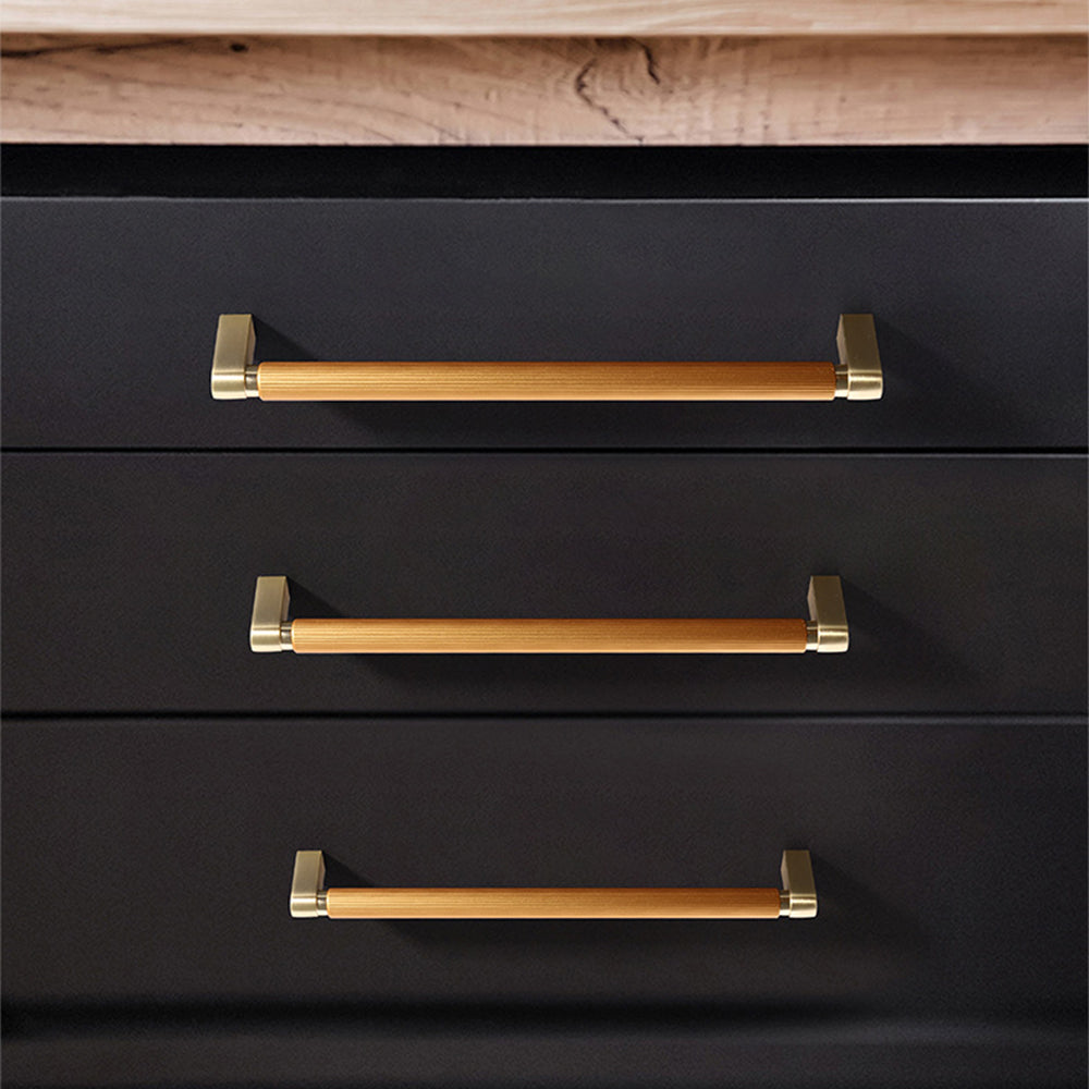 Two-Color Splicing Aluminum Alloy Cabinet Handles