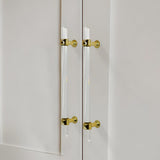 Simple Acrylic Transparent Bathroom Cabinet Handles
