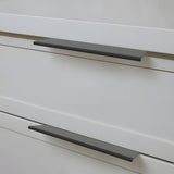 Black Kitchen Cabinet Drawer Edge Finger Pulls