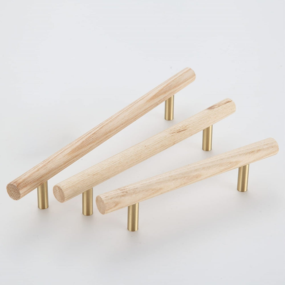 Universal Wooden Door Handles for Drawers Cupboards Kitchen Cabinets