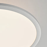 Circular acrylic ceiling-mounted installation