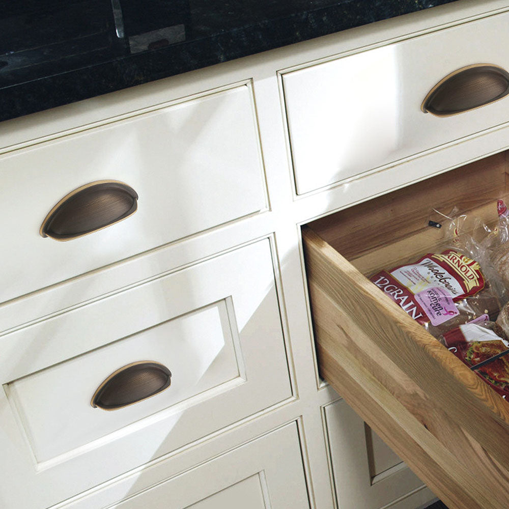 Modern Brass Cabinet Cup Pulls