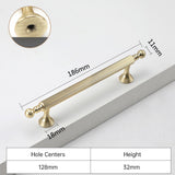 Modern Zinc Alloy Kitchen Cabinet Handles