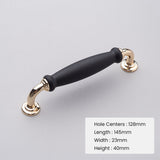 European Solid Zinc Alloy Kitchen Cabinet Handles