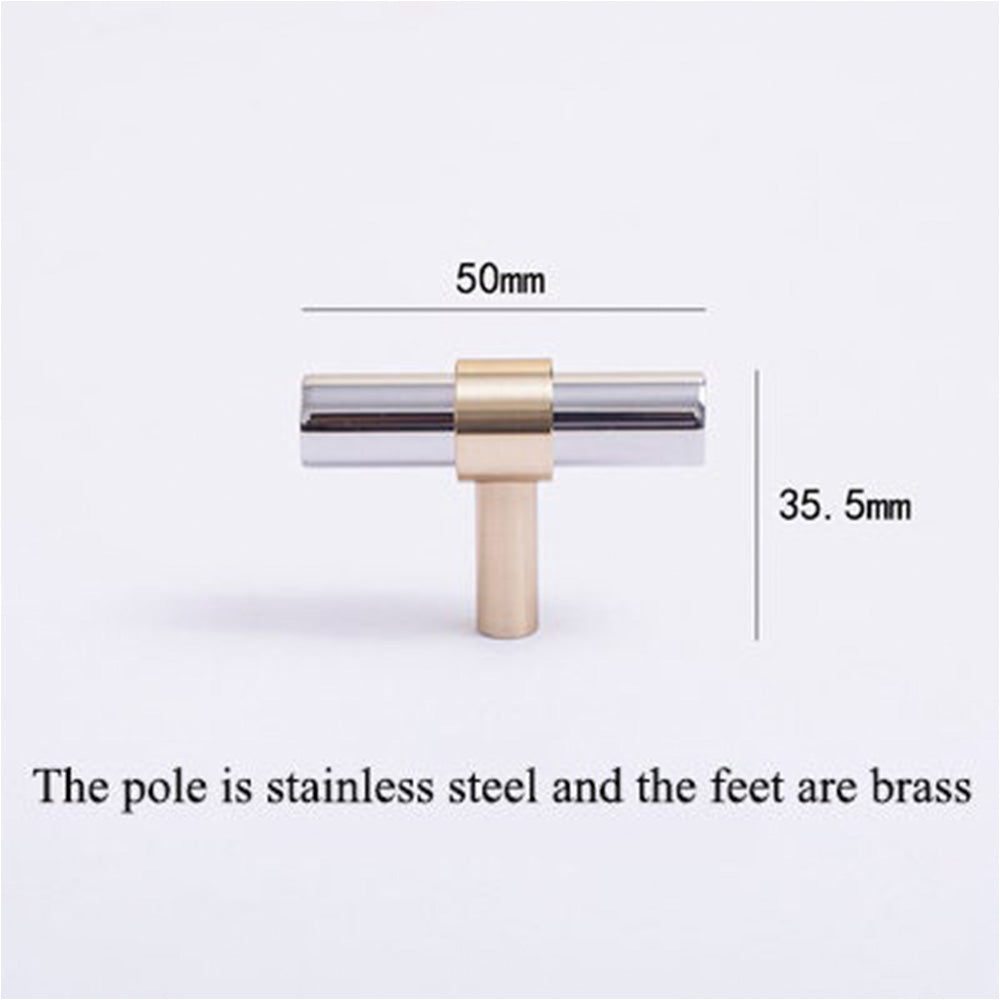 Modern Simple Luxury Silver Stainless Steel Cabinet Handles