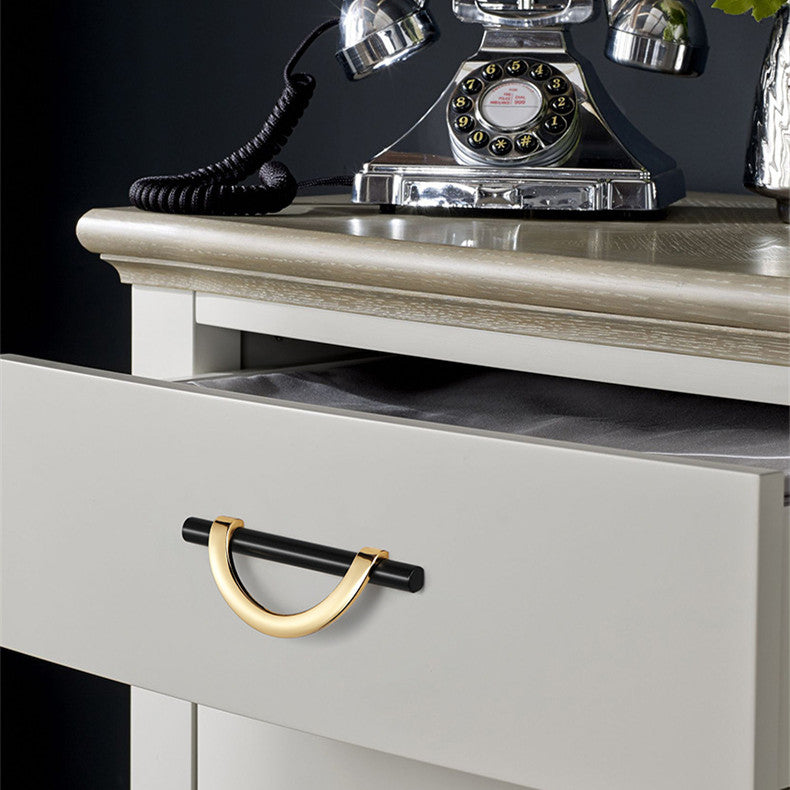 Black & Gold Luxury Modern Minimalist Cabinet Handles
