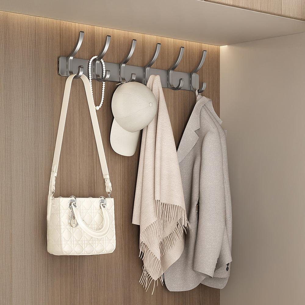 Bedroom Door Coat Storage Aluminum Alloy Steel Hook