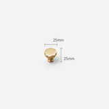 Modern T-Bar Gold Cabinet Handles