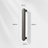 Modern Minimalist Zinc Alloy Solid Round Cabinet Drawer Handle