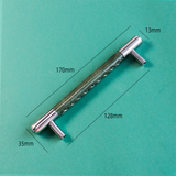 Colorful Leather Stainless Steel Cabinet Pulls for Kitchen Decor