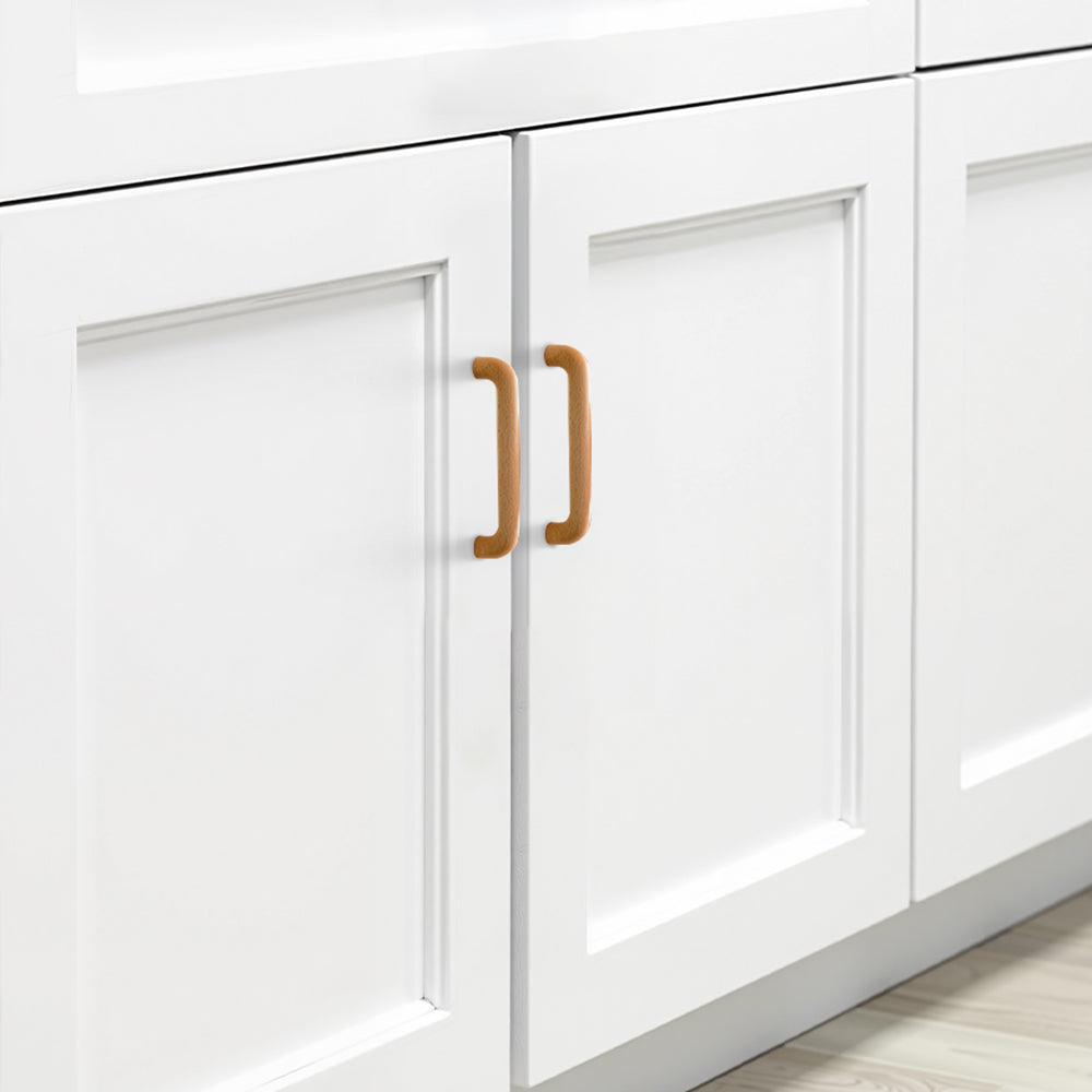 Nordic Solid Wood Cabinet Door Wardrobe Handle