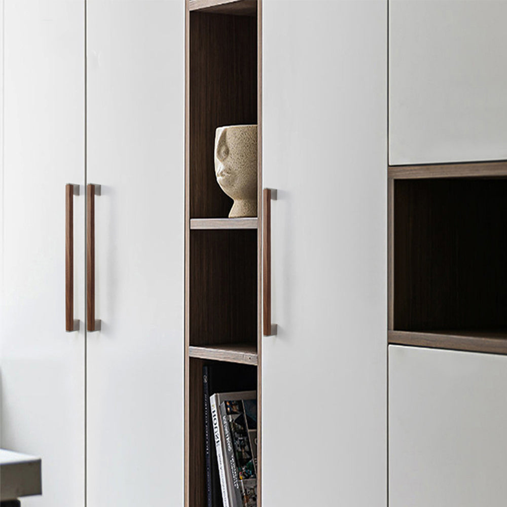 Walnut T Bar Timber Drawer Pulls for Kitchen