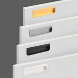 Sqaure Sliding Closet Door Handles Flush Pulls