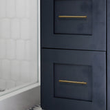 Simple Gold Brass Cabinet Handles