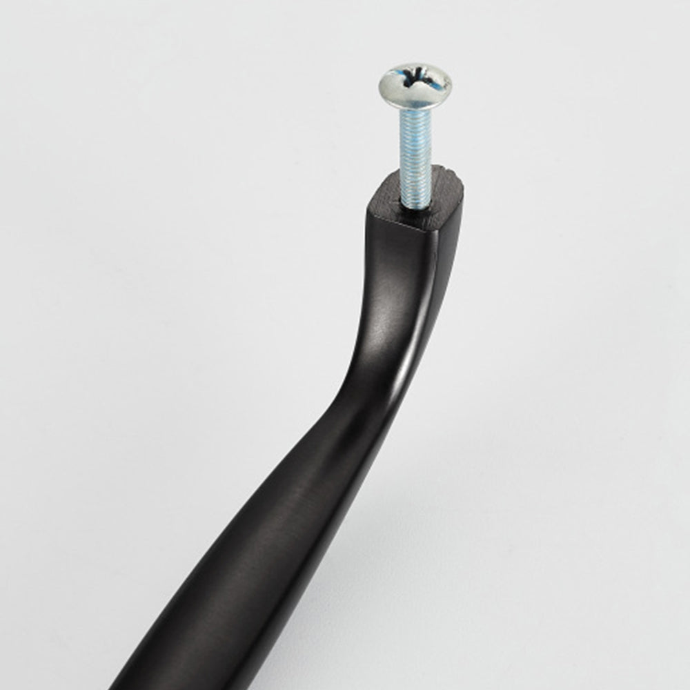 Modern Minimalist Curved Cabinet Knobs And Handles