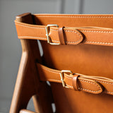 Sagrada Chair, Chestnut Leather Premium Lounge Chair