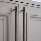 Copper Vintage Striped T-shaped Kitchen Handles