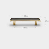 Luxury Leather Pattern Cabinet Pulls